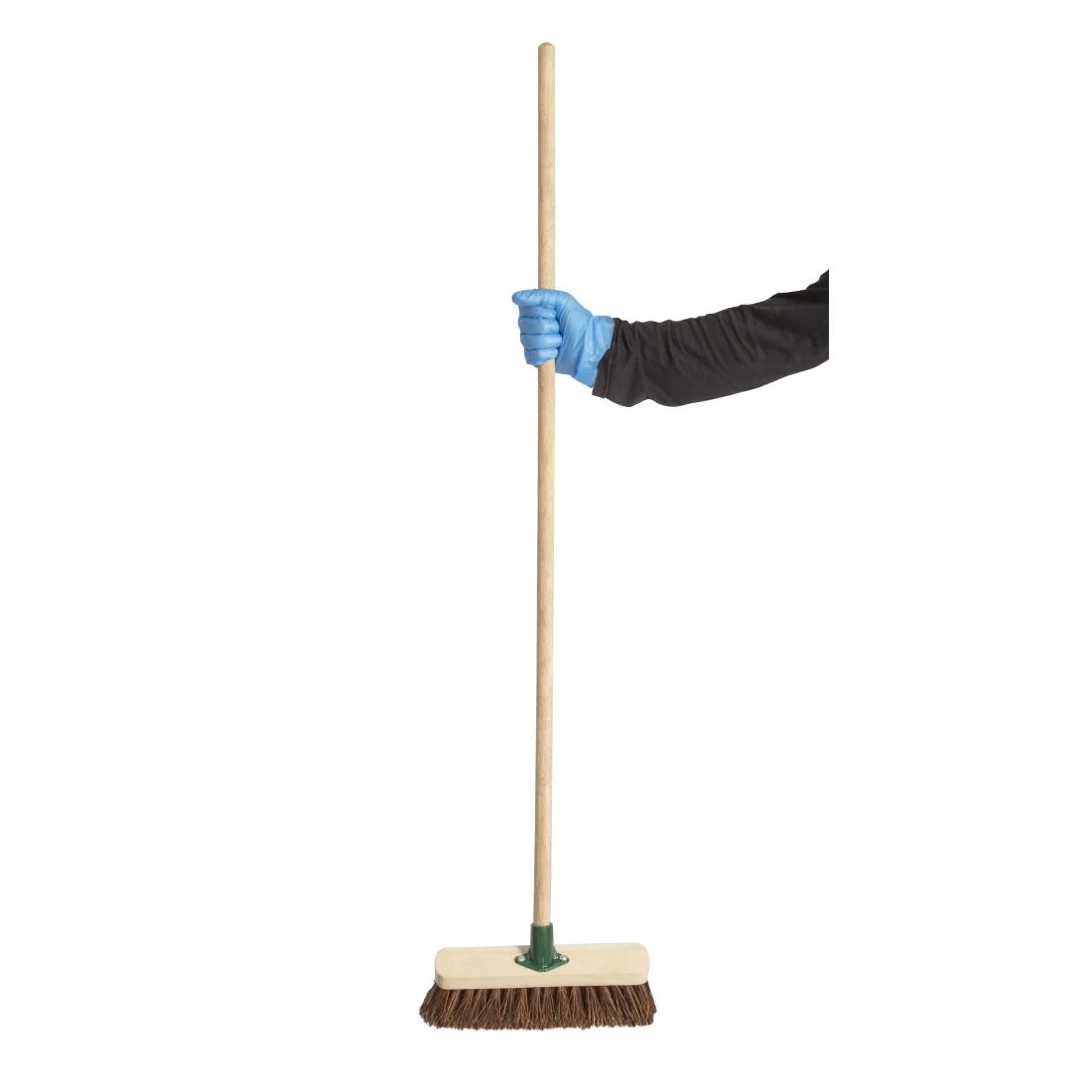 Jantex Wooden Broom Head Stiff Bassine 12in - Image 6