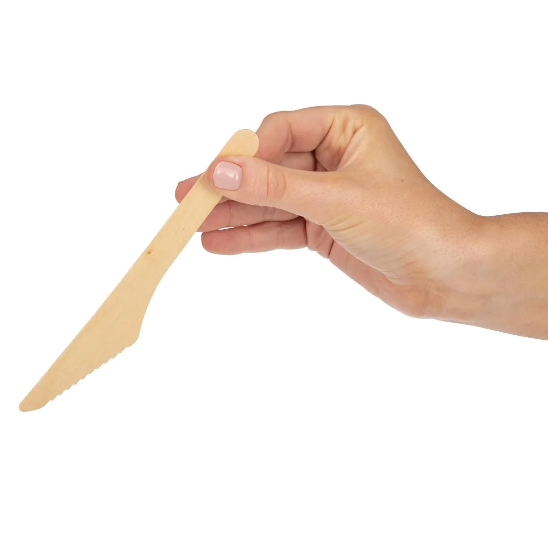 Fiesta Compostable Disposable Wooden Knives (Pack of 100) - Image 4