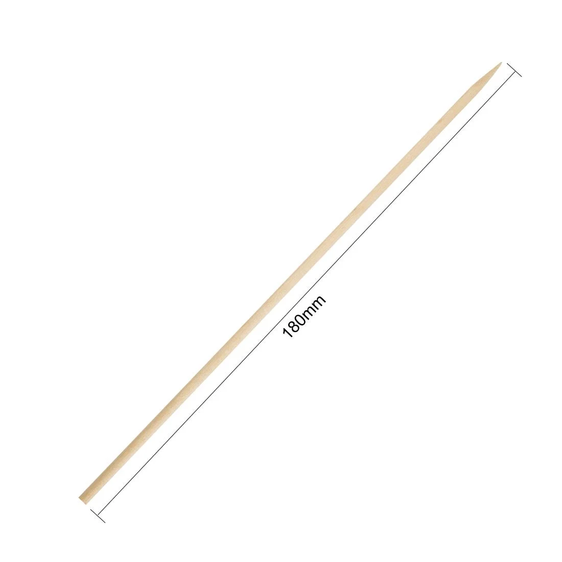 Fiesta Compostable Wooden Skewers 180mm (Pack of 200) - Image 2