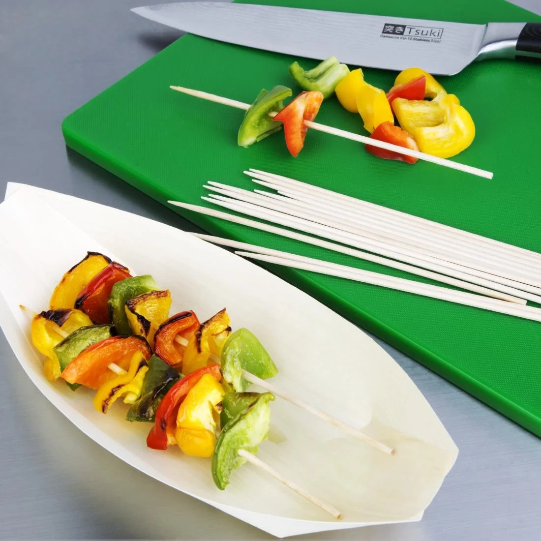 Fiesta Compostable Wooden Skewers 180mm (Pack of 200) - Image 3