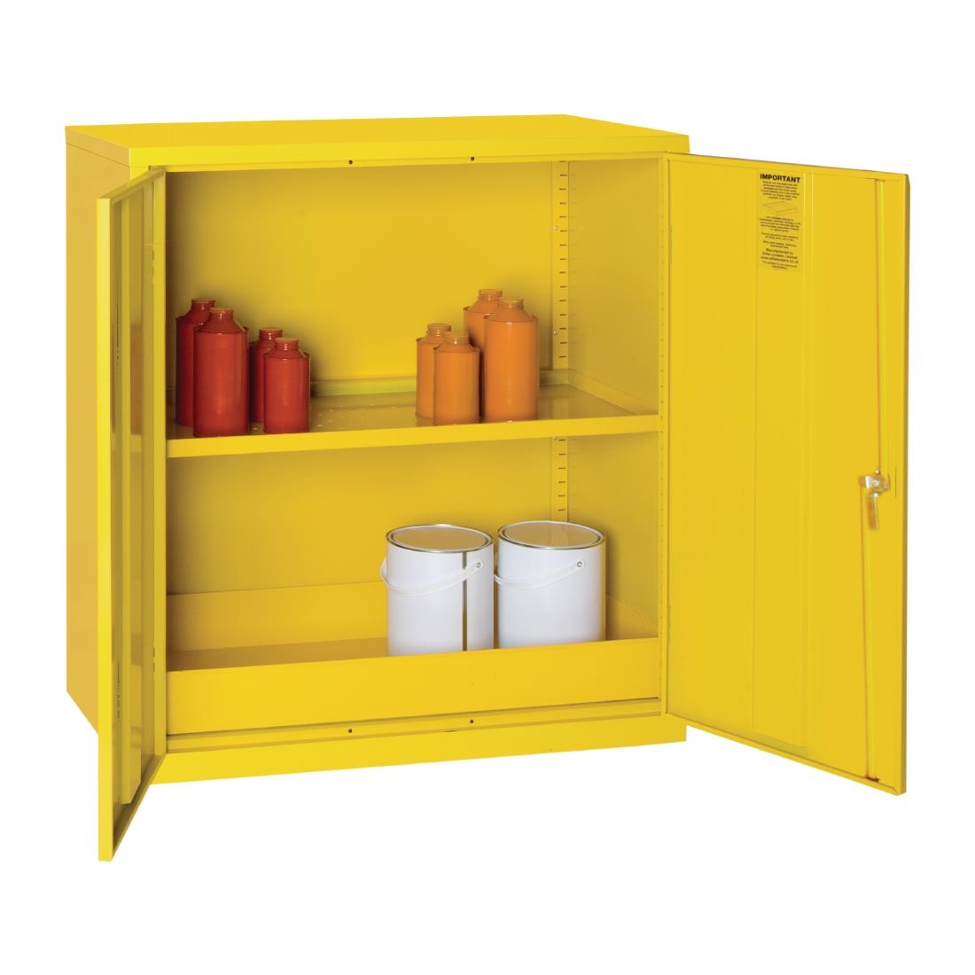 Double Door Hazardous Substance Cabinet 30Ltr