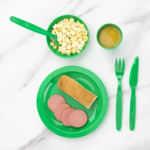 Kristallon Polycarbonate Knife Green