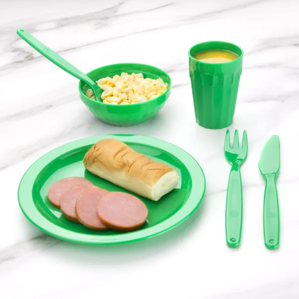 Kristallon Polycarbonate Plates Green 230mm