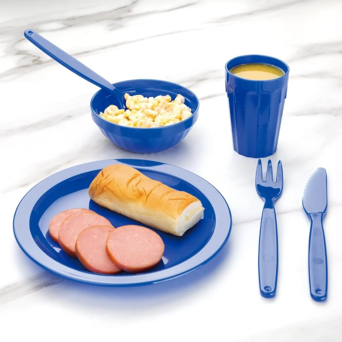 Kristallon Polycarbonate Tumblers Blue 142ml - Image 3