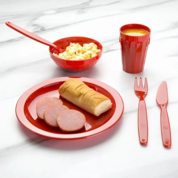 Kristallon Polycarbonate Bowls Red 102mm