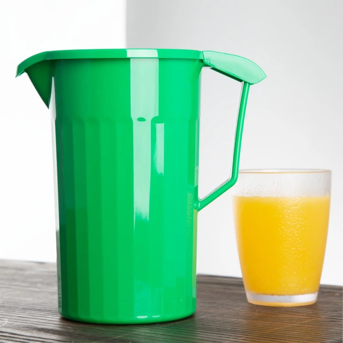Kristallon Polycarbonate Jug Green 1.4Ltr - Image 6