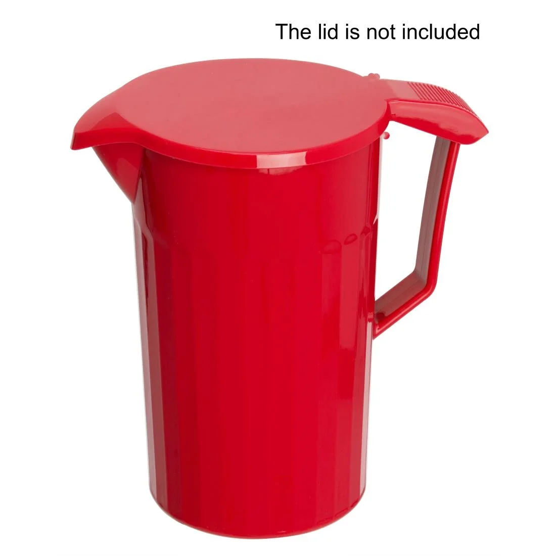 Kristallon Polycarbonate Jug Red 1.4Ltr - Image 3