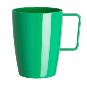 Kristallon Polycarbonate Handled Beakers Green 284ml