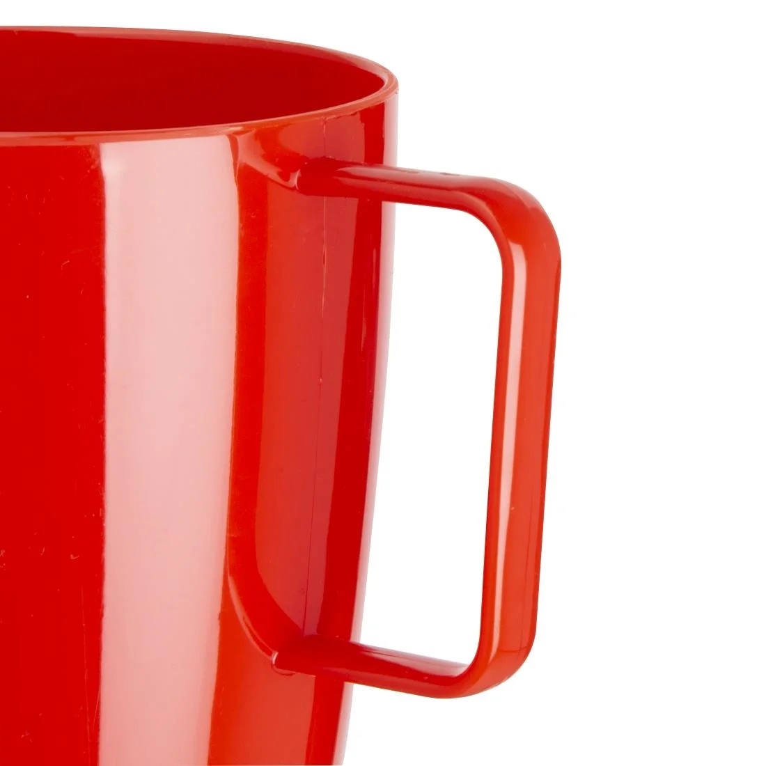Kristallon Polycarbonate Handled Beakers Red 284ml - Image 2