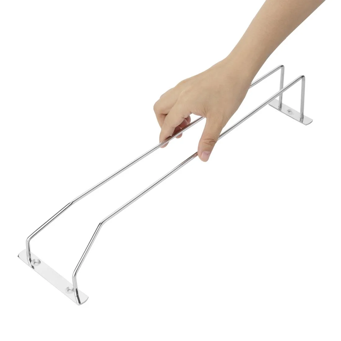 Olympia Wine Glass Rack Chrome 406mm - Image 5