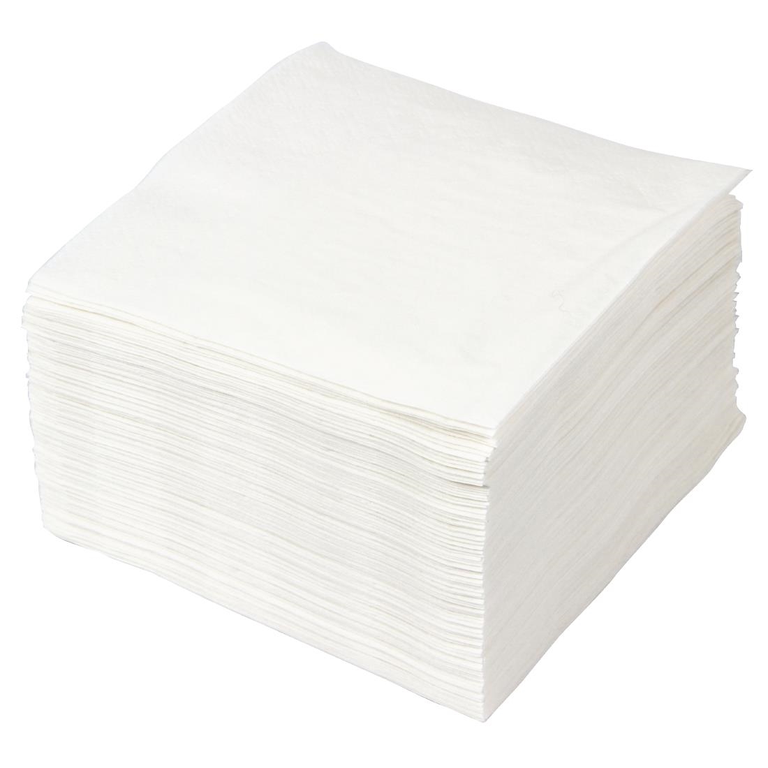 Fasana Cocktail Napkins White 250mm