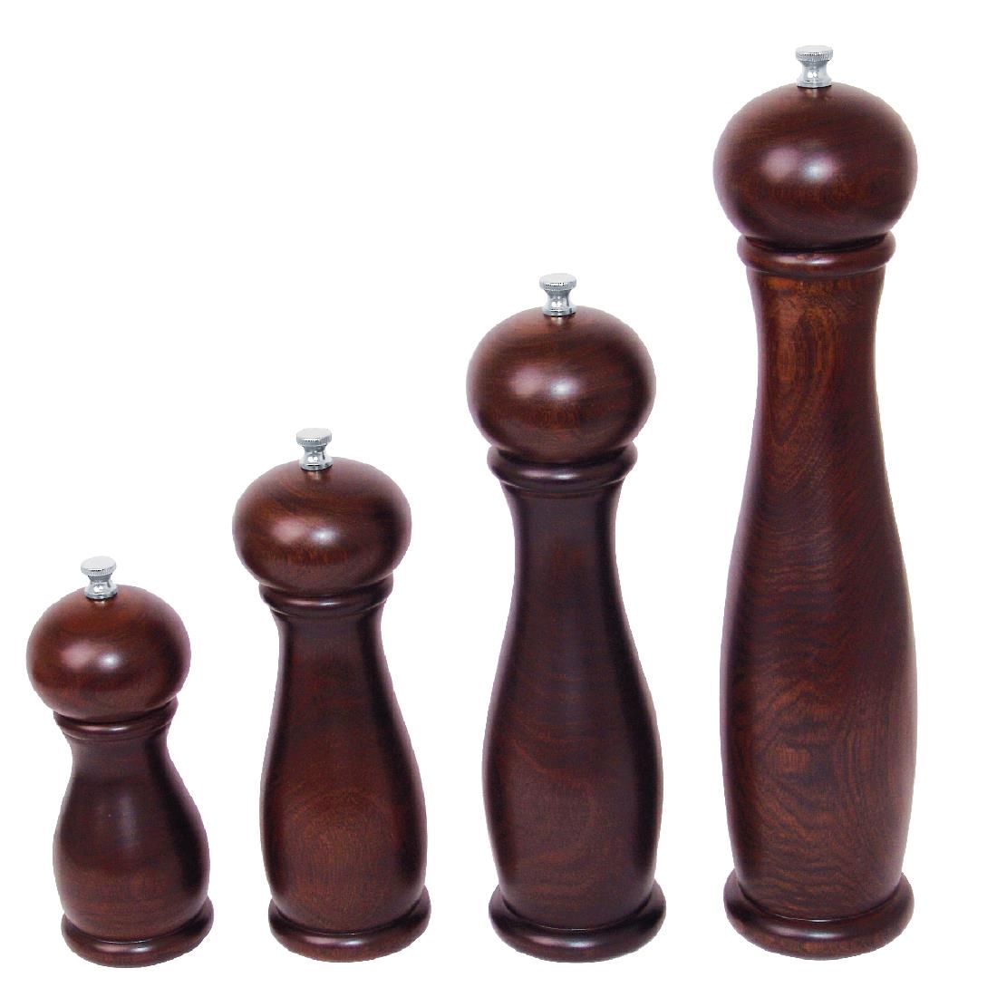 Dark Wood Salt and Pepper Mill 6in