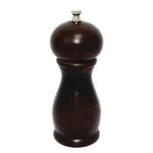 Dark Wood Salt and Pepper Mill 6in