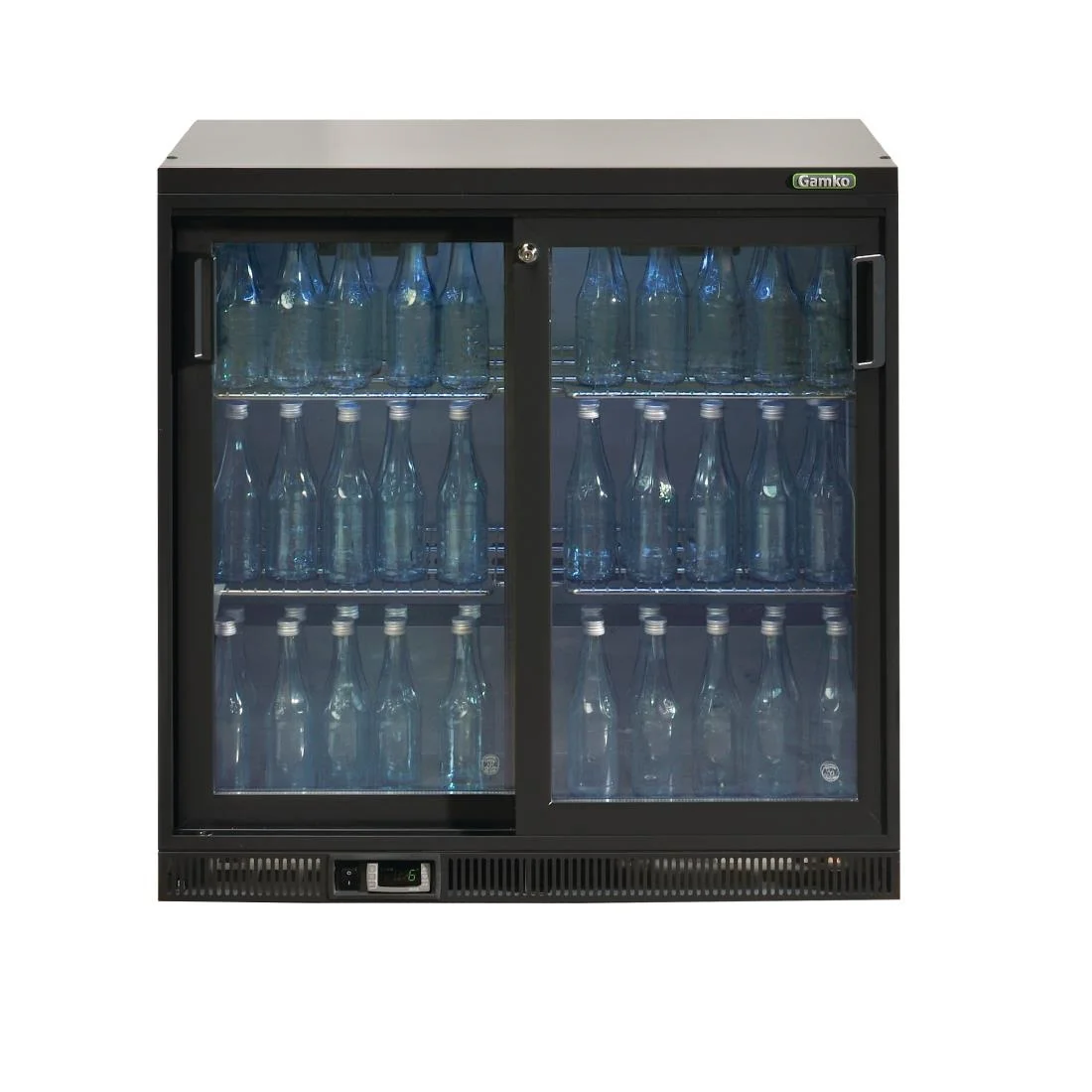 Gamko Bottle Cooler - Double Sliding Door 250 Ltr - Image 2