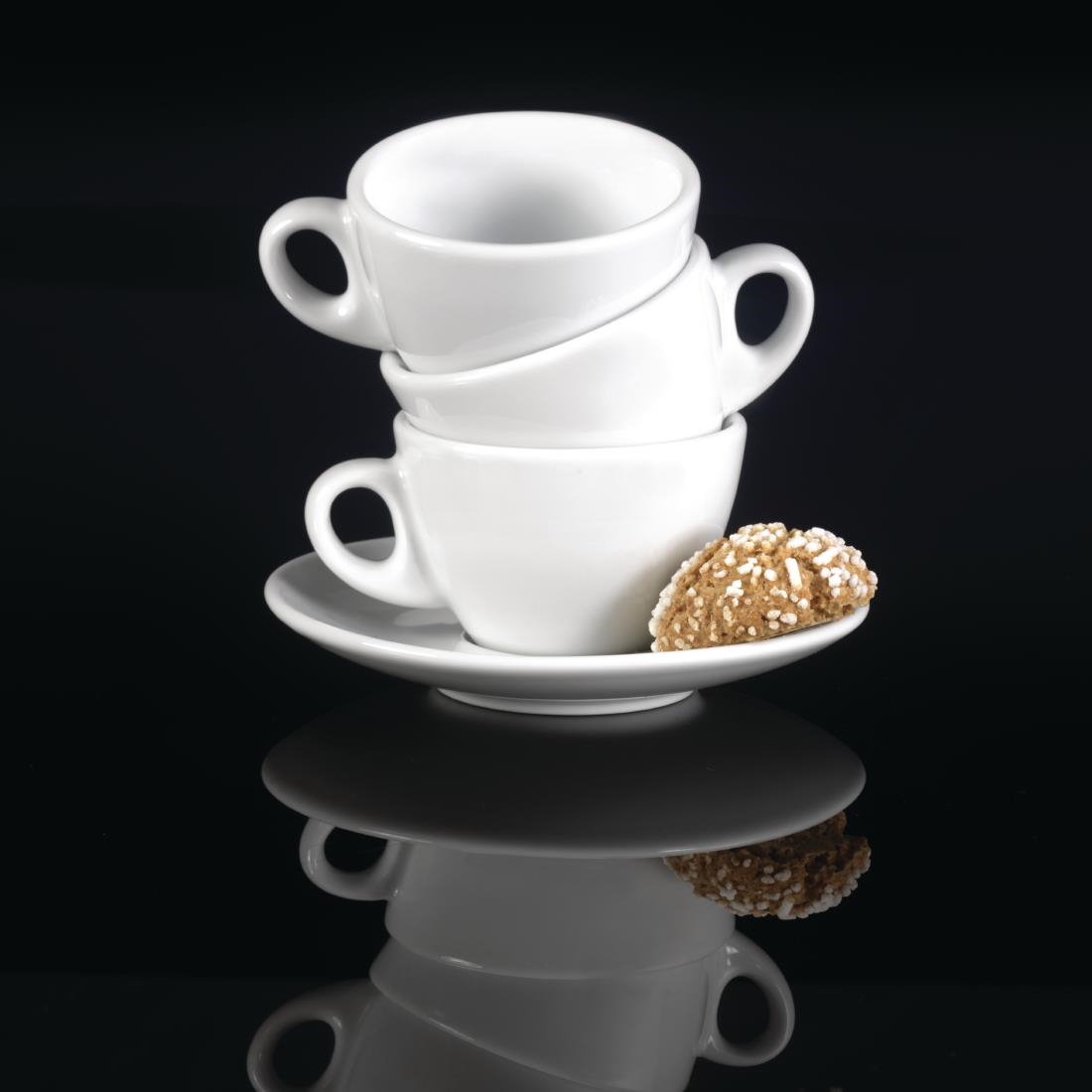 Churchill Art de Cuisine Menu Porcelain Cappuccino Cups 341ml
