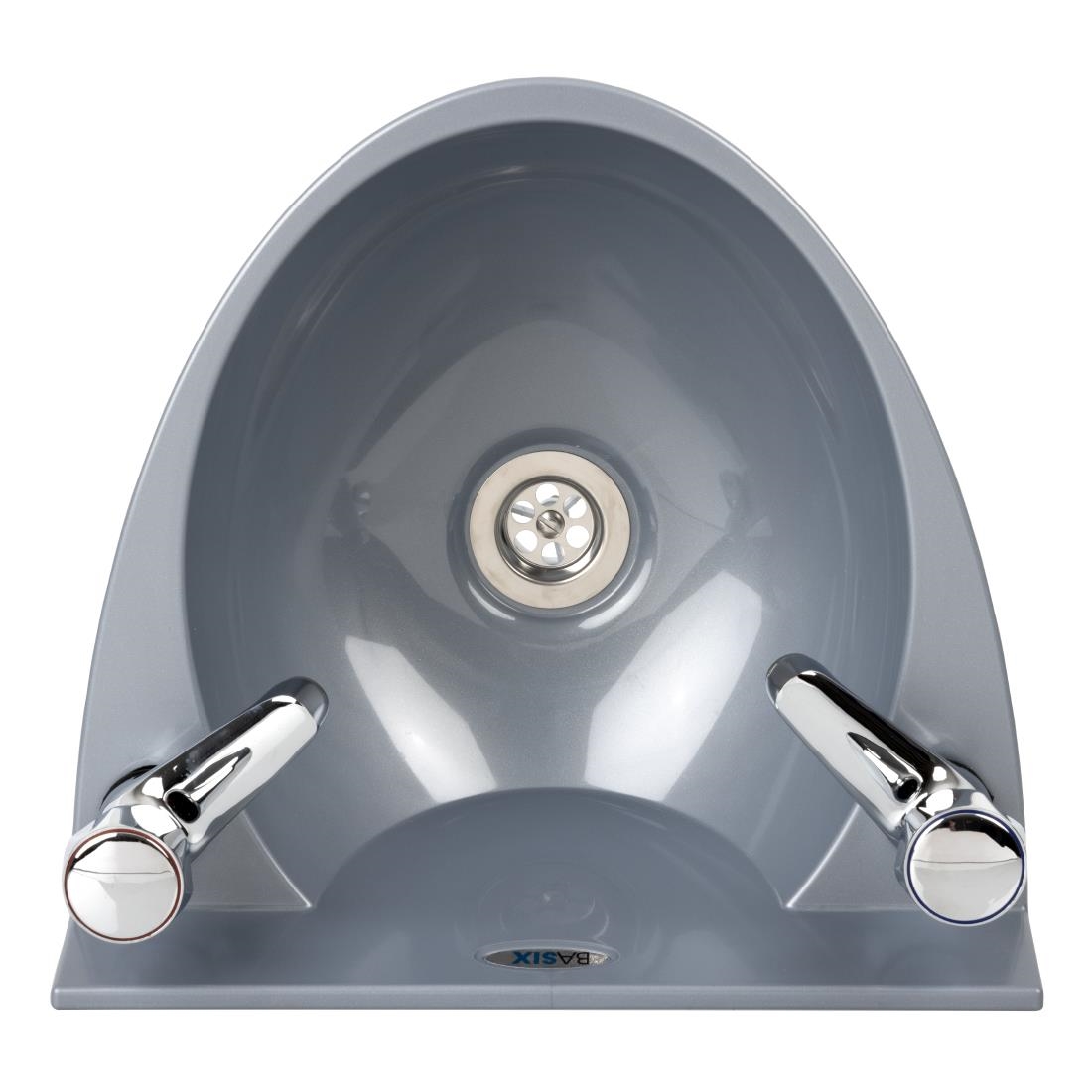 Basix Polycarbonate Wash Hand Basin Grey