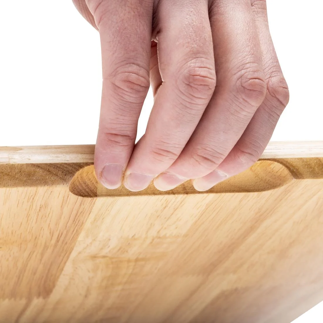 APS Thick Slatted Wooden Chopping Board - Image 9
