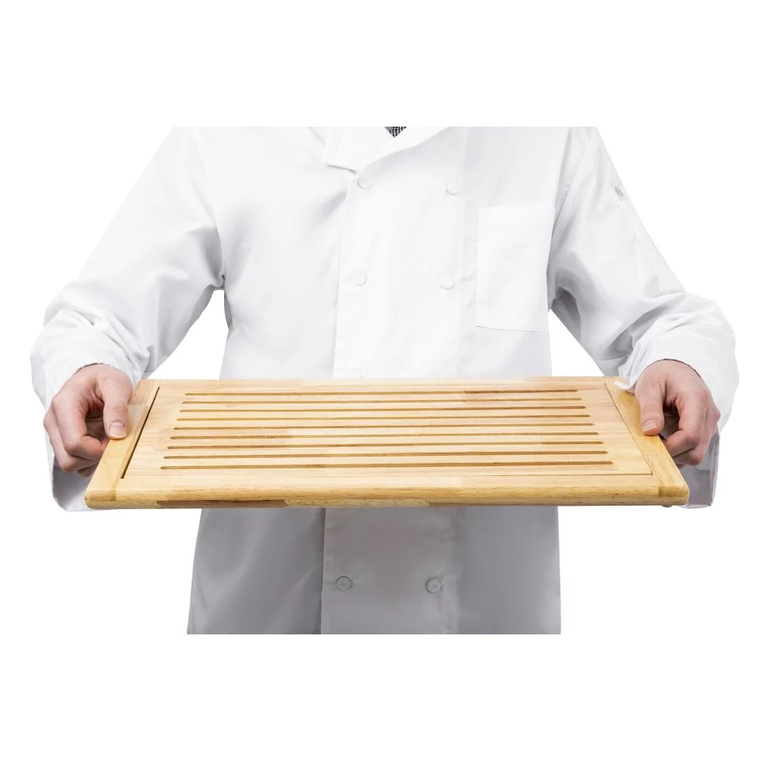 APS Thick Slatted Wooden Chopping Board - Image 10