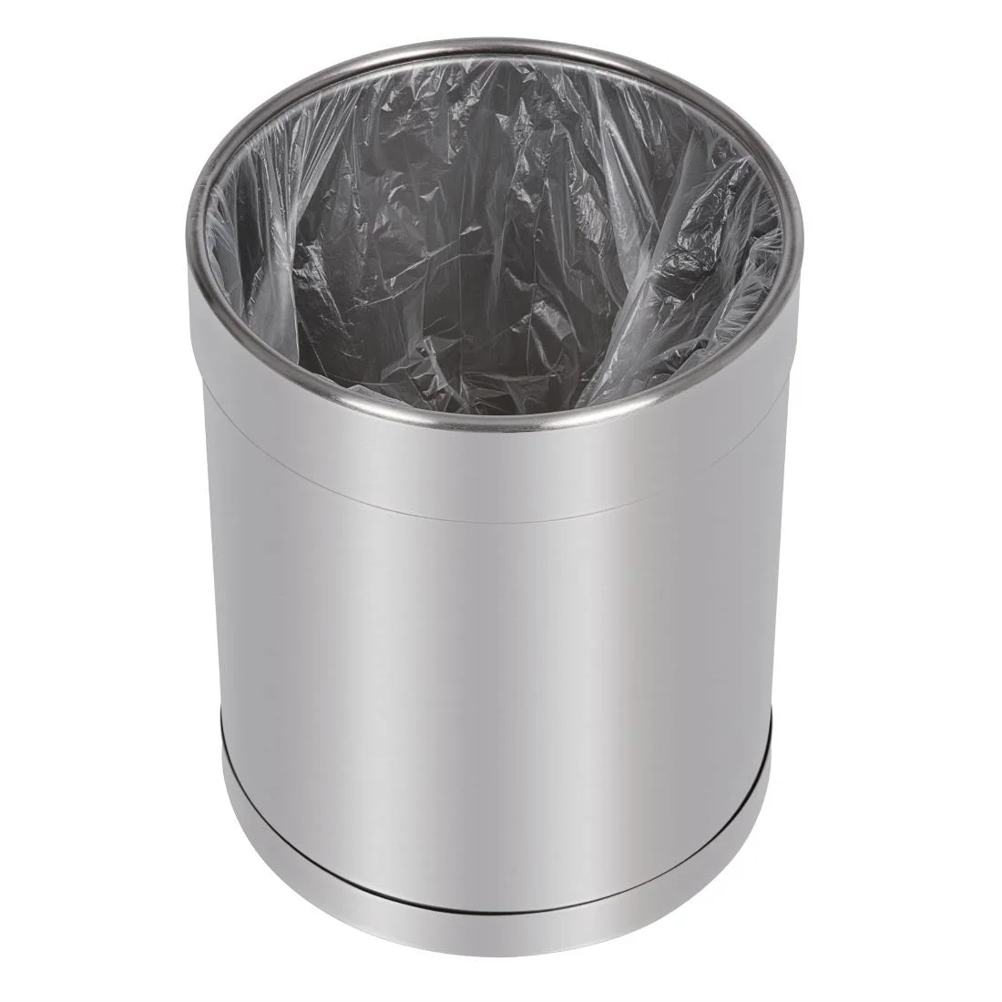 Bolero Stainless Steel Waste Paper Bin - Image 4