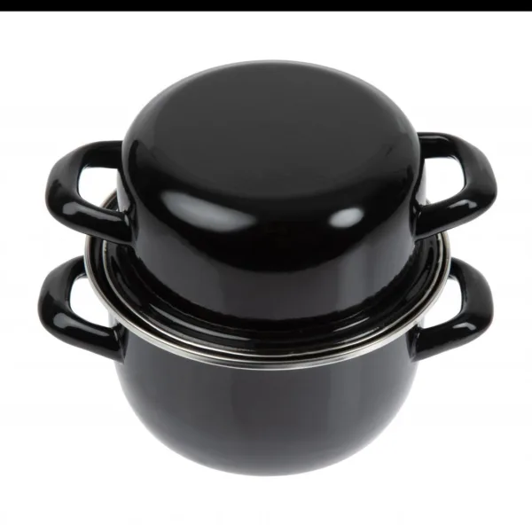 Olympia Mussel Pot Enamel Small