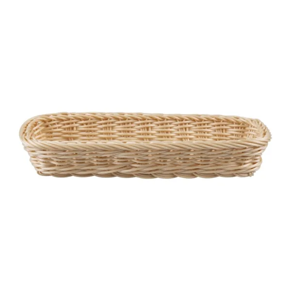 APS Polypropylene Rectangular Rattan Basket