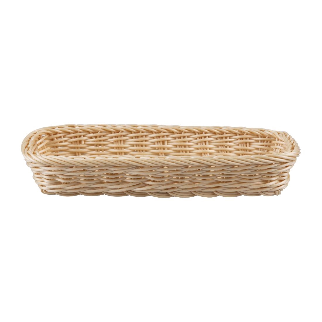 APS Polypropylene Rectangular Rattan Basket