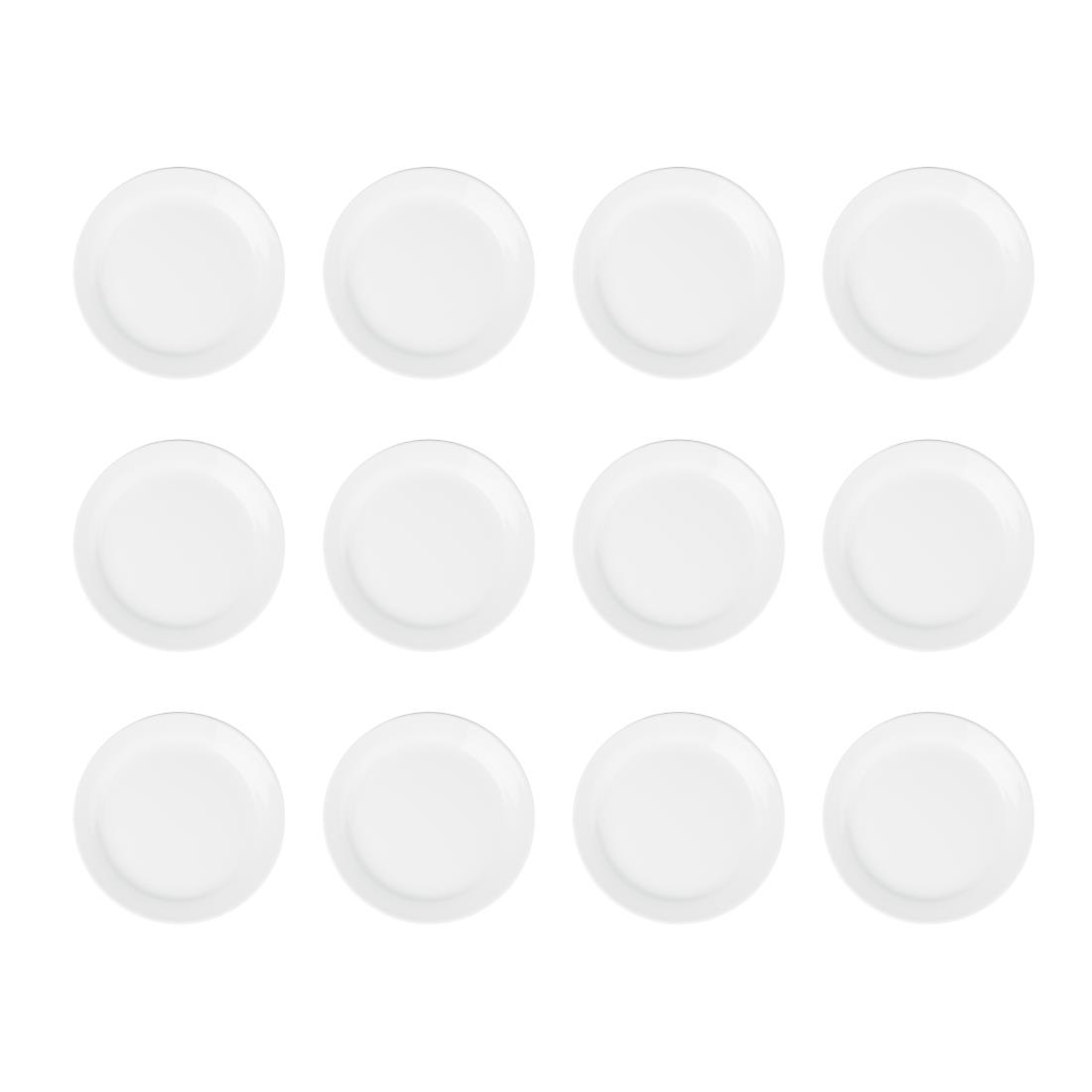 Athena Hotelware Narrow Rimmed Plates 165mm