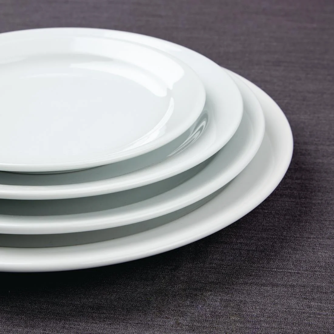 Athena Hotelware Narrow Rimmed Plates 205mm