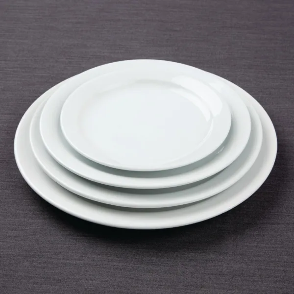 Athena Hotelware Narrow Rimmed Plates 165mm