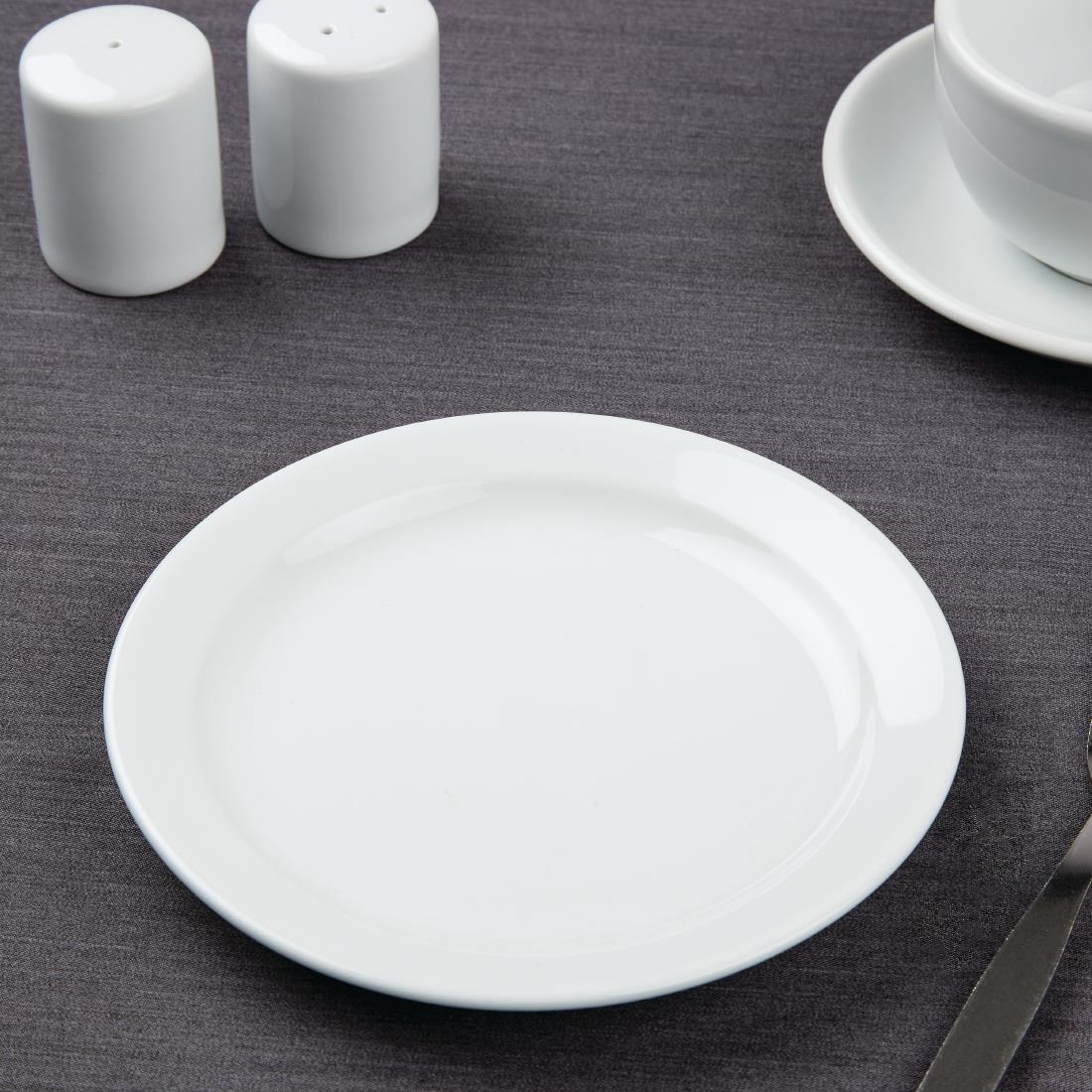 Athena Hotelware Narrow Rimmed Plates 165mm