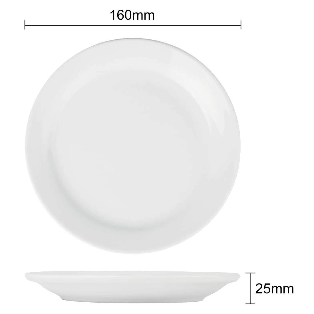 Athena Hotelware Narrow Rimmed Plates 165mm - Image 13