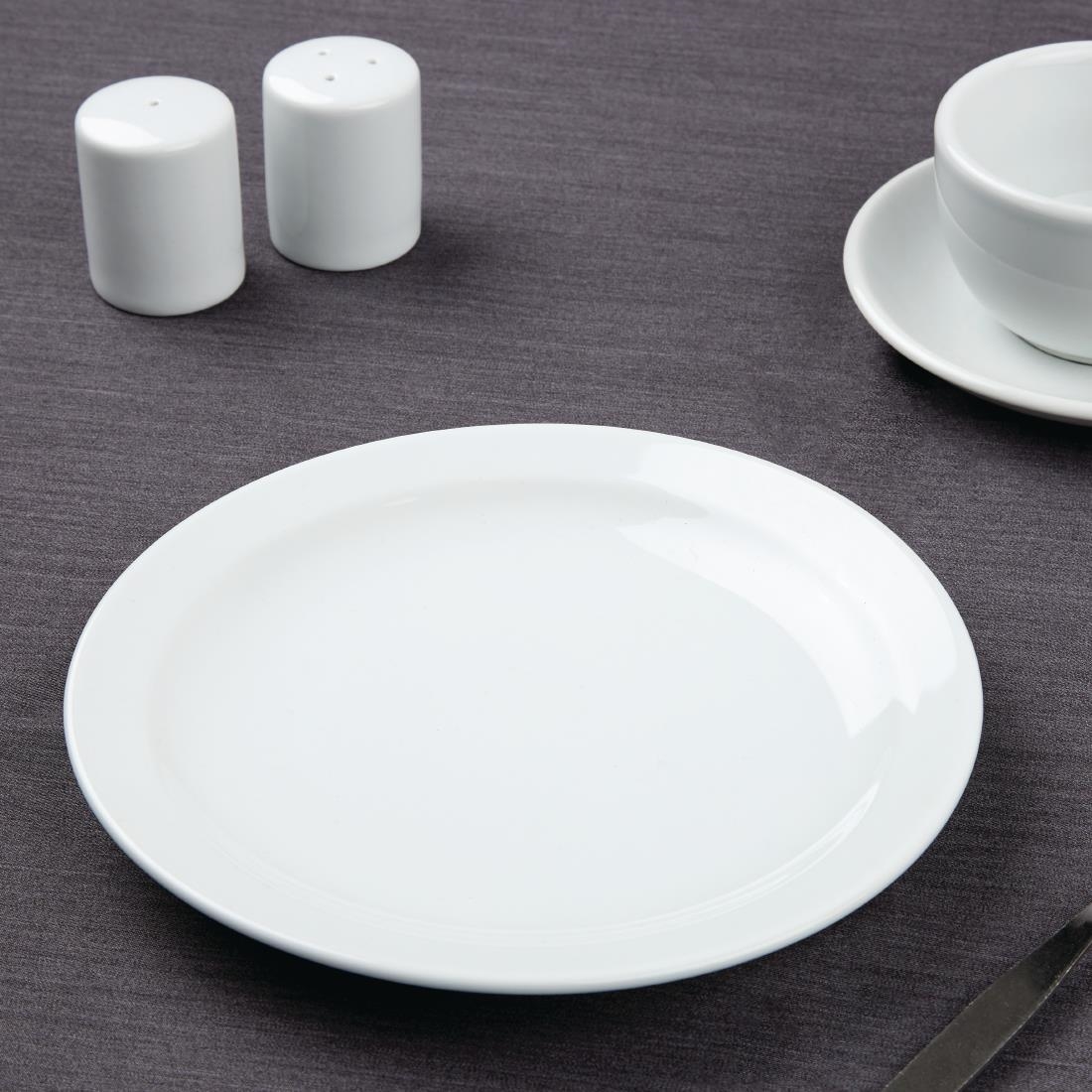 Athena Hotelware Narrow Rimmed Plates 205mm