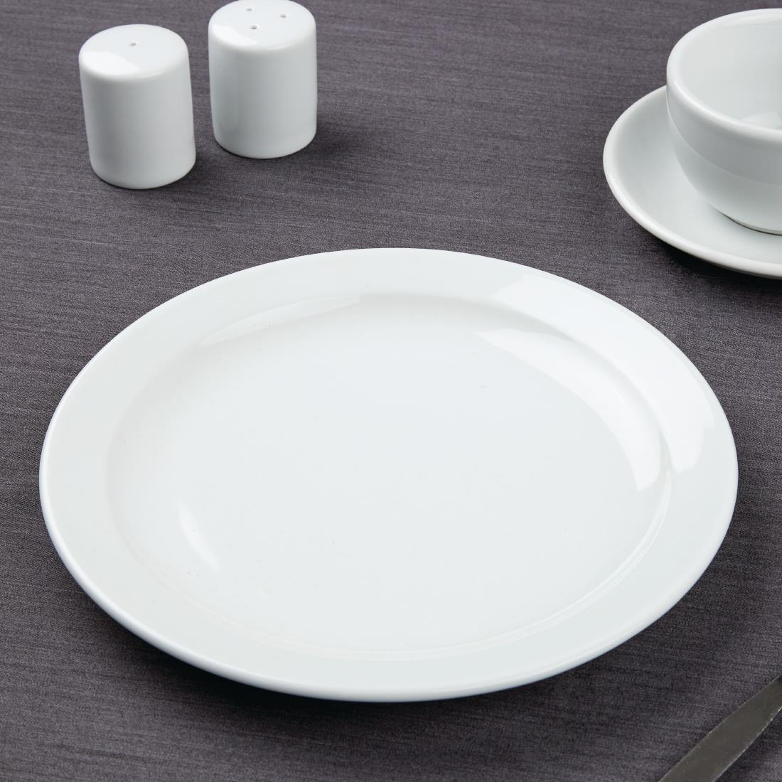 Athena Hotelware Narrow Rimmed Plates 226mm