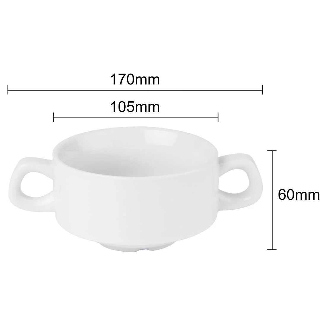 Athena Hotelware Stacking Soup Bowls 10oz - Image 11