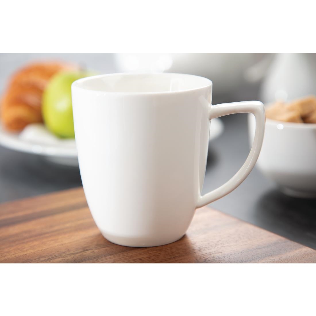 Lumina Fine China Latte Mugs 284ml 10oz