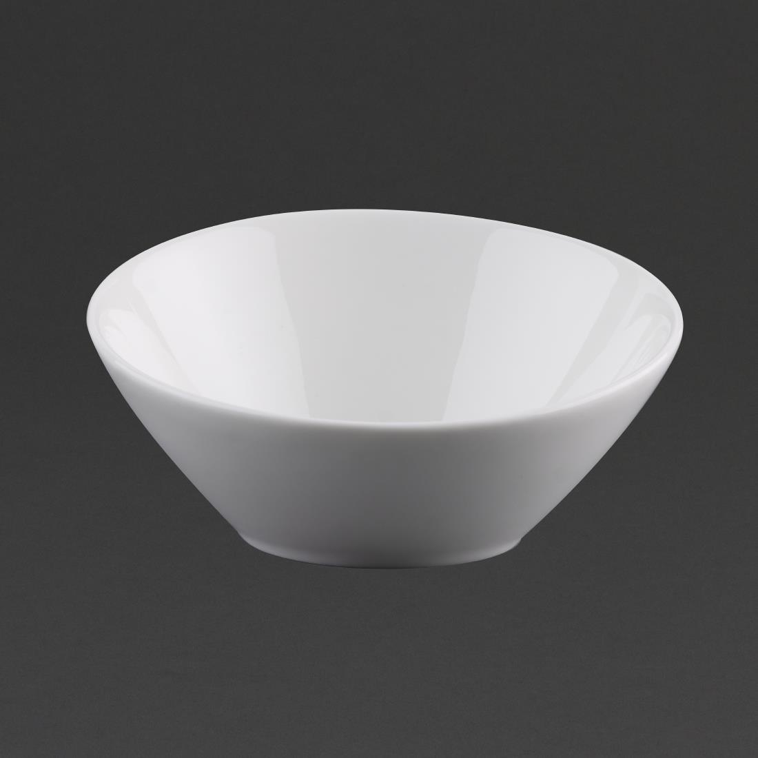 Lumina Fine China Oval Sloping Bowls 148mm