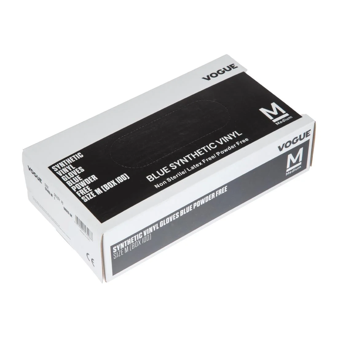 Vogue Vinyl Food Prep Gloves Blue Powder Free Extra Large