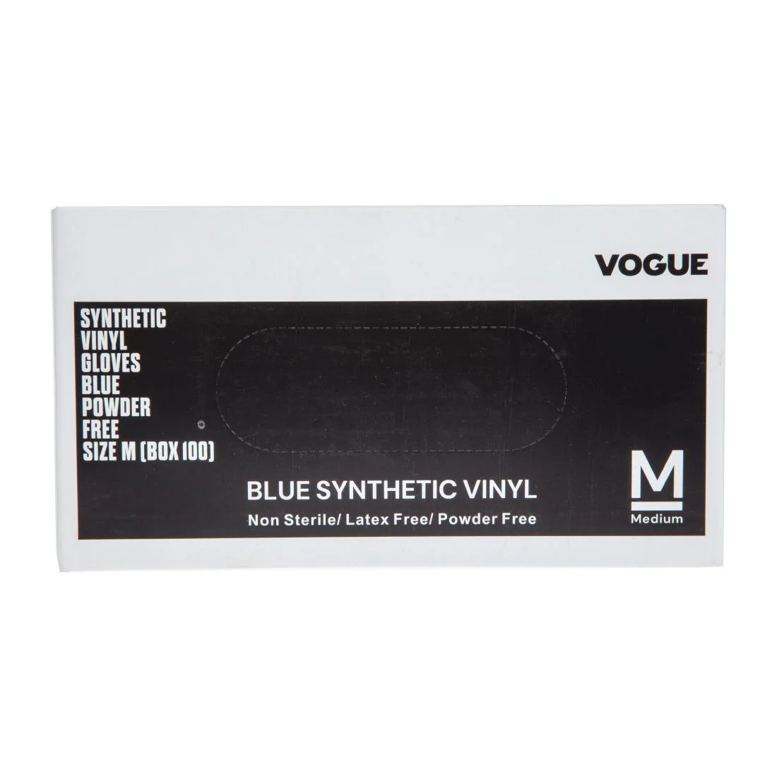 Vogue Vinyl Food Prep Gloves Blue Powder Free Small