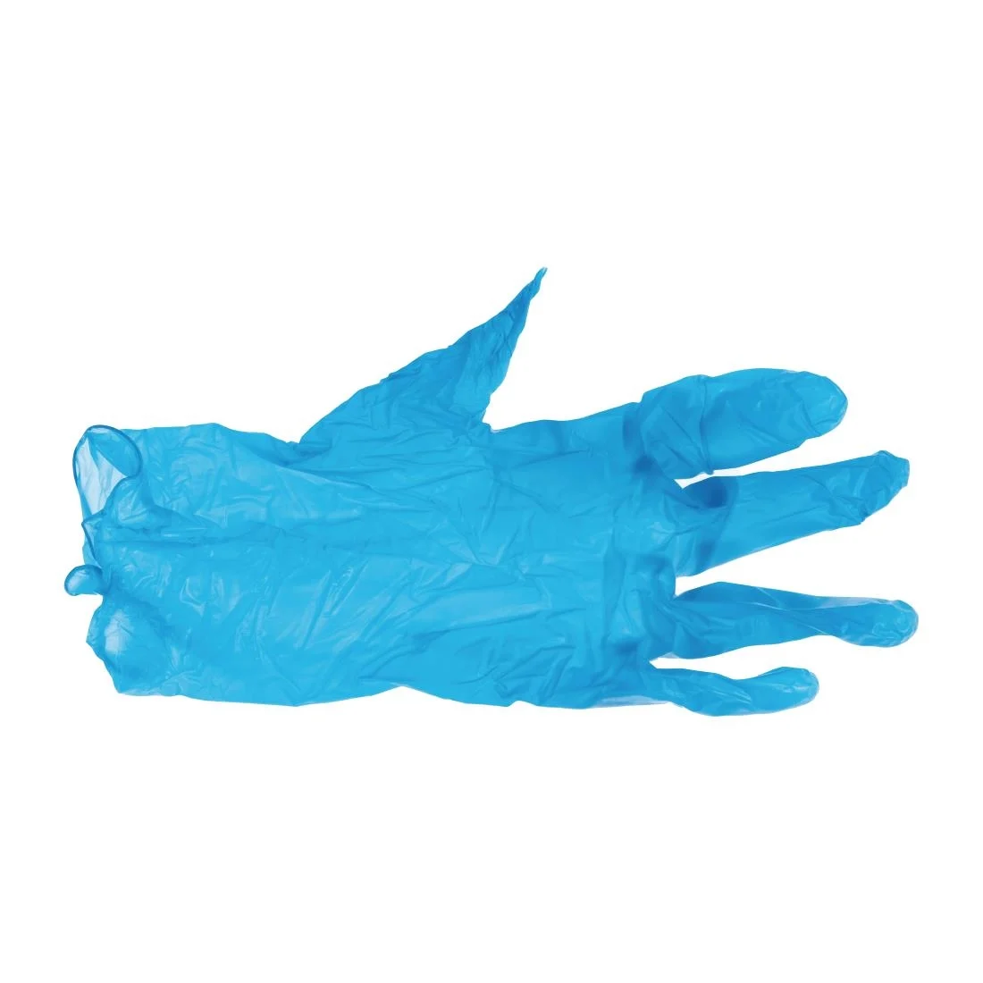 Vogue Vinyl Food Prep Gloves Blue Powder Free Small