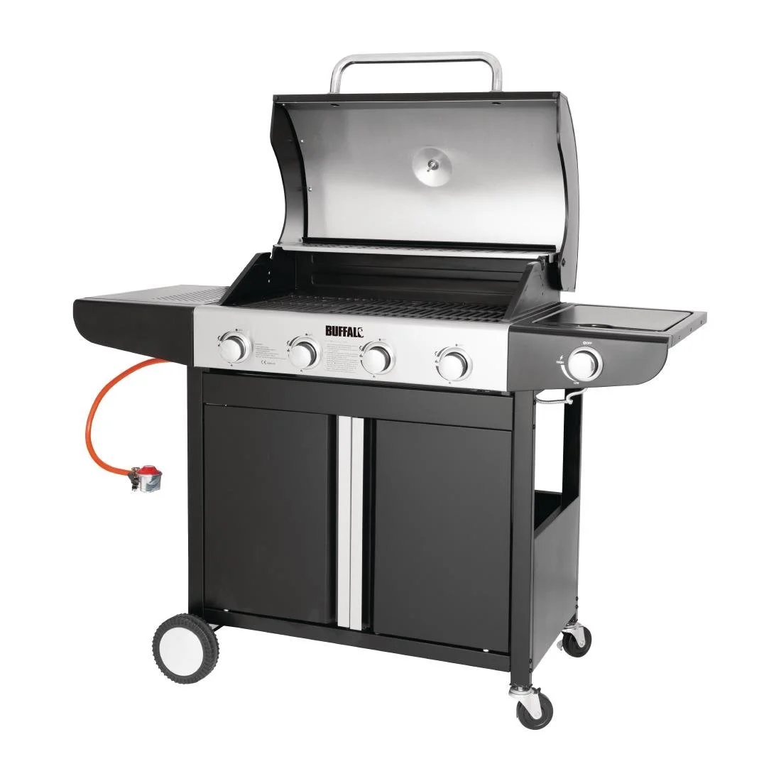 Buffalo 4 Burner Gas Barbecue with Hob - Image 4