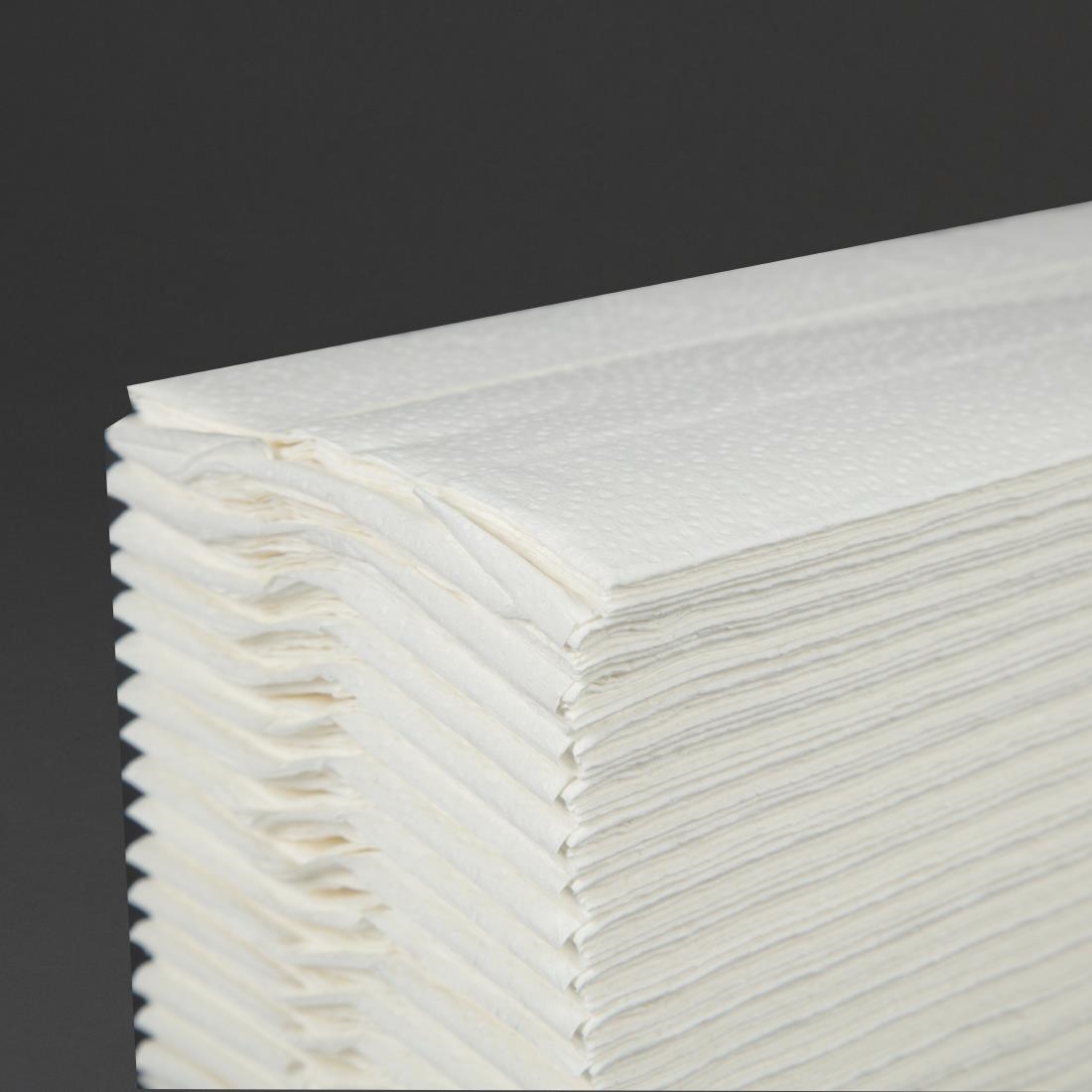 Jantex C Fold White Hand Towels 2Ply 100 Sheets Pack of 24