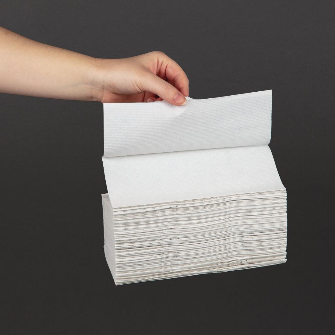 Jantex C Fold White Hand Towels 2Ply 100 Sheets Pack of 24