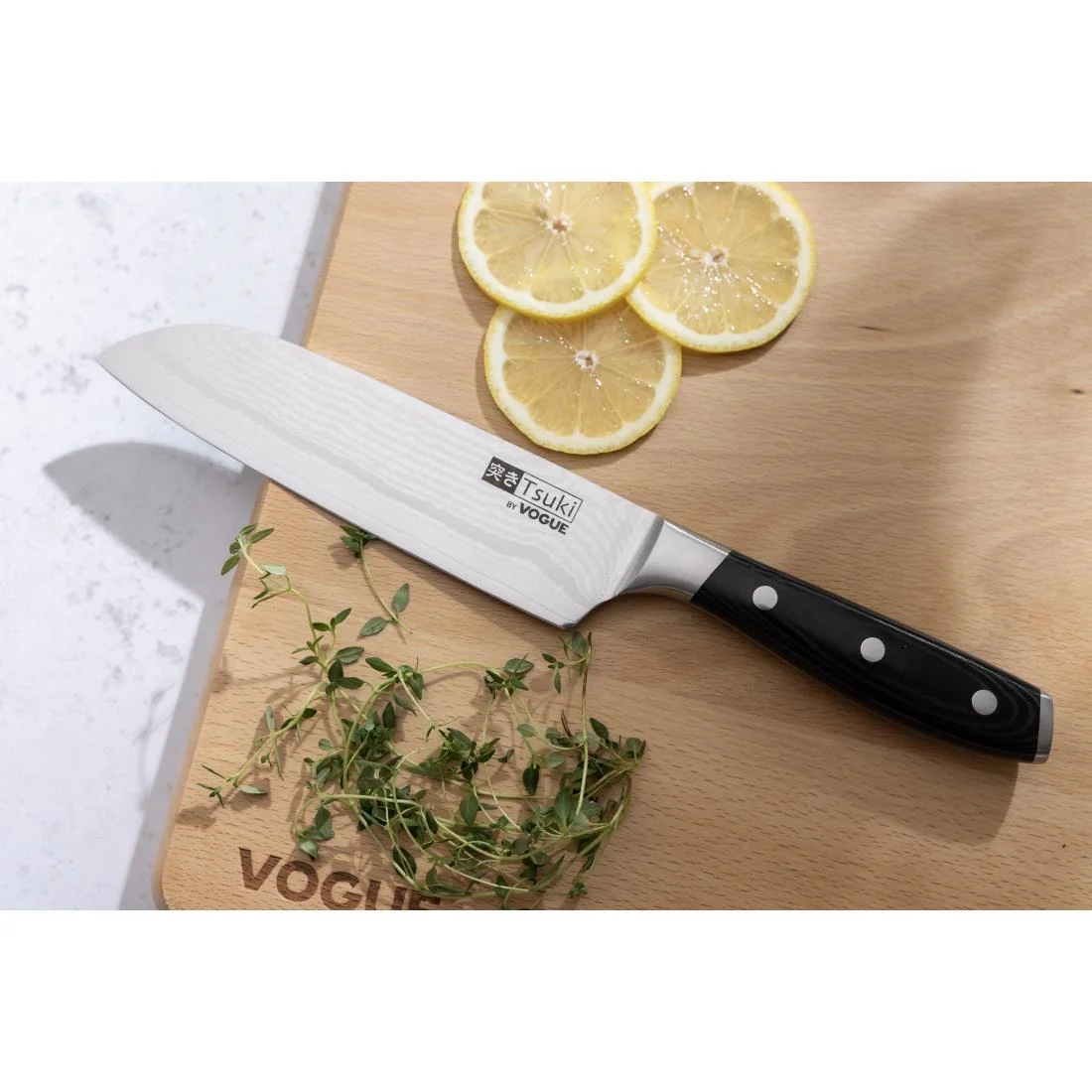 Tsuki Series 7 Santoku Knife 18cm - Image 4