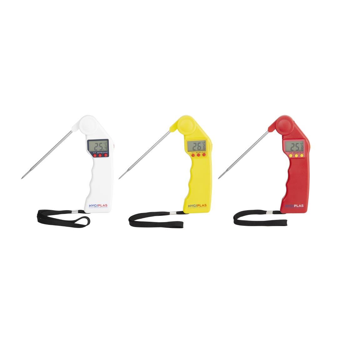 Hygiplas Easytemp Colour Coded Yellow Thermometer