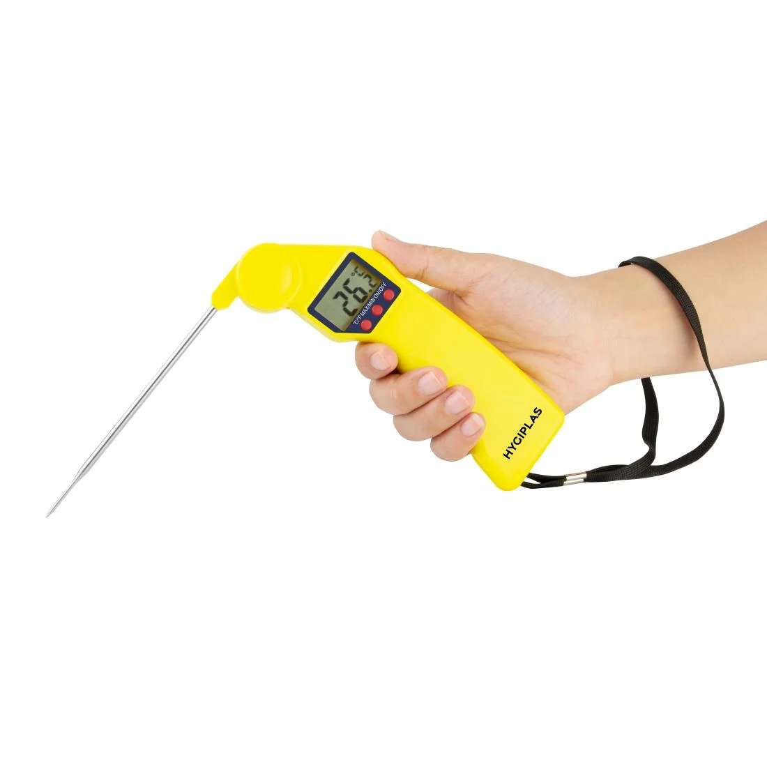 Hygiplas Easytemp Colour Coded Yellow Thermometer - Image 4