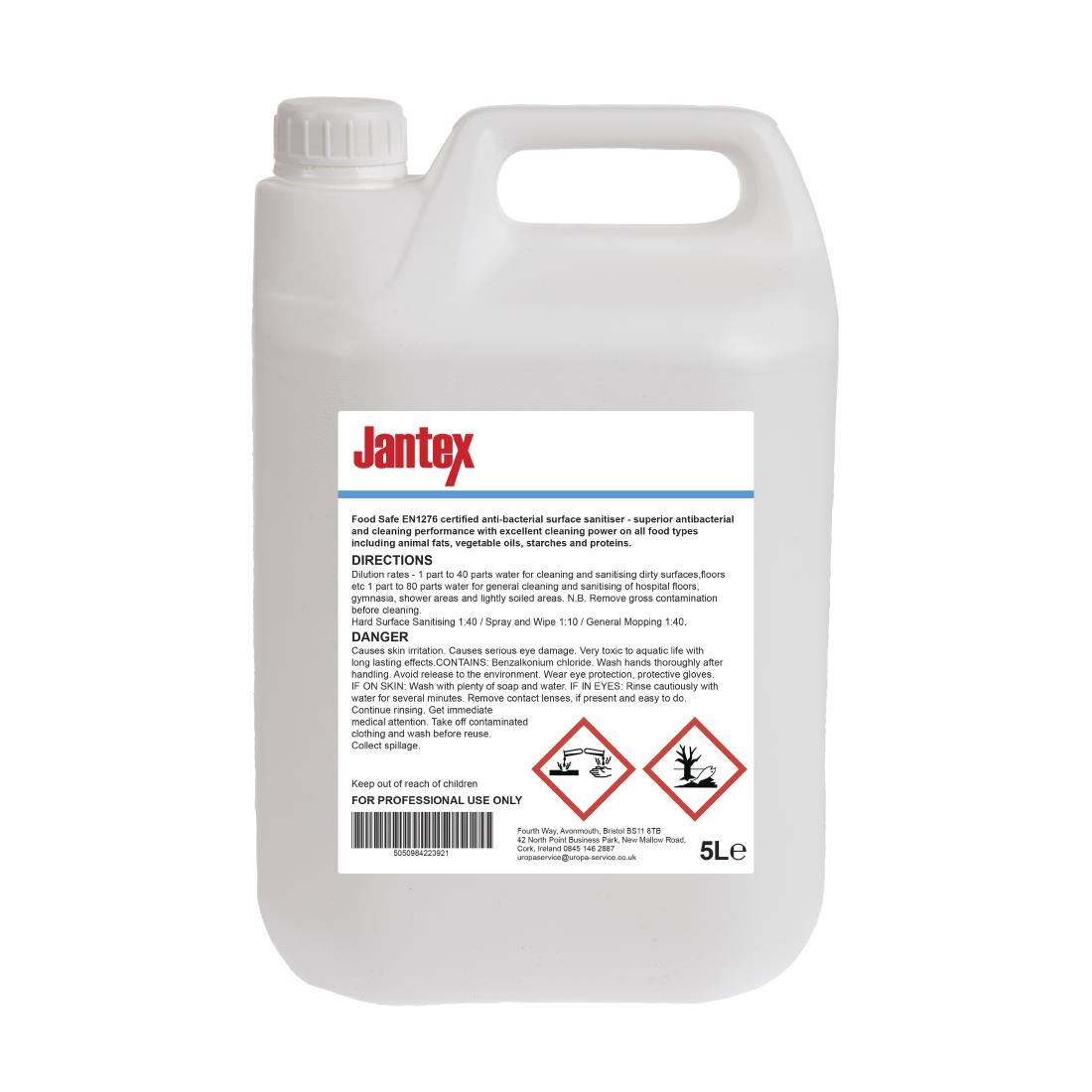 Jantex Kitchen Cleaner and Sanitiser 5 Litre