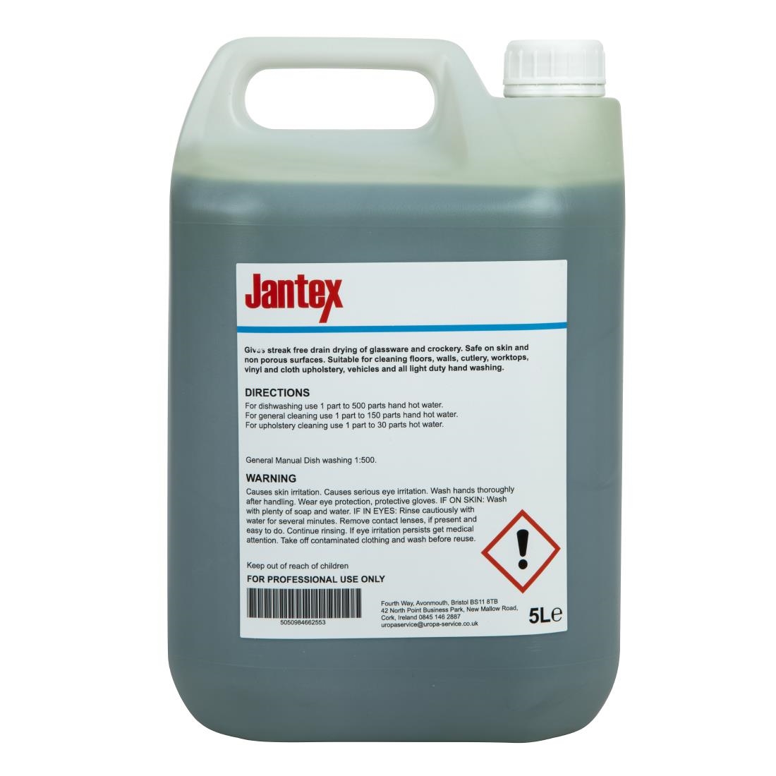 Jantex Washing Up Liquid 5 Litre