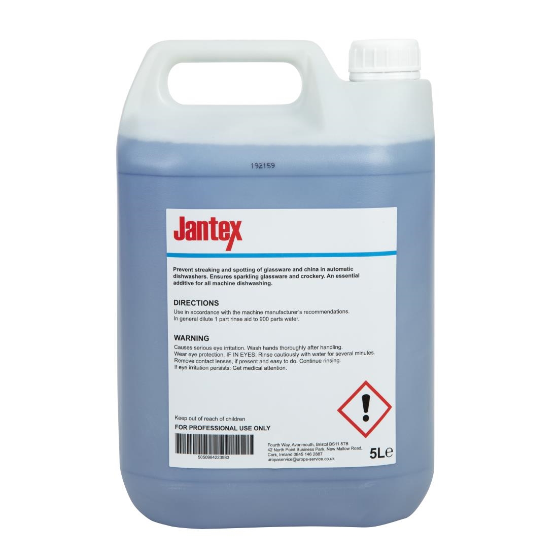 Jantex Dishwasher Rinse Aid 5 Litre