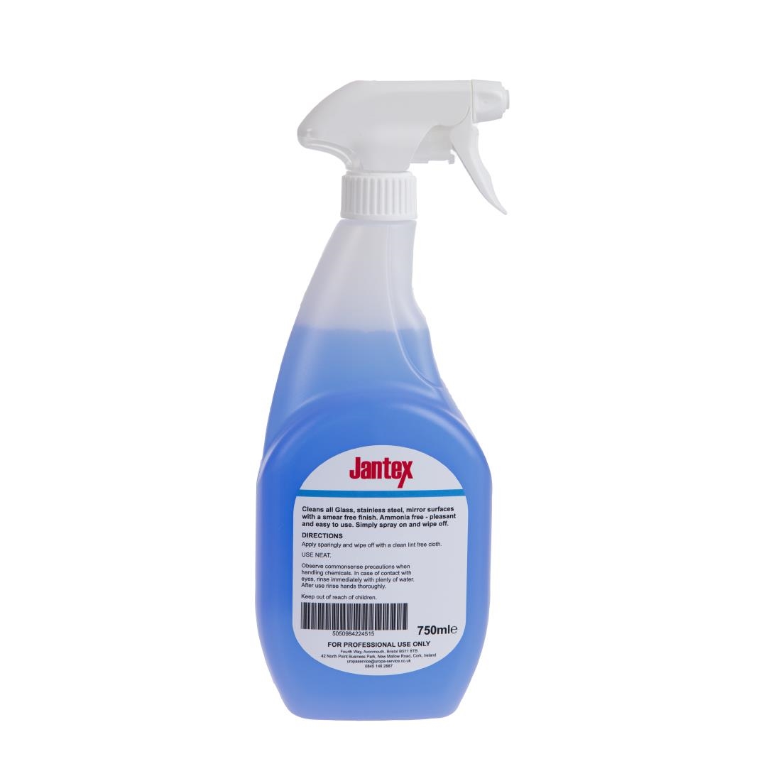 Jantex Glass and Stainless Steel Cleaner 750ml