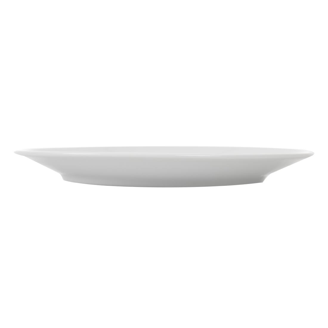 Royal Porcelain Classic White Coupe Plates 210mm